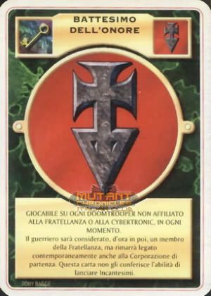 BATTESIMO DELL'ONORE