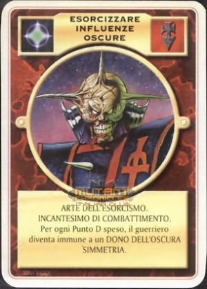 ESORCIZZARE INFLUENZE OSCURE