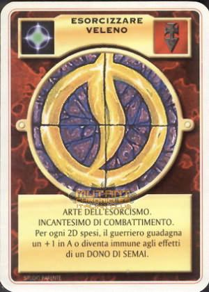 ESORCIZZARE VELENO