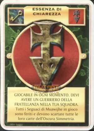 ESSENZA DI CHIAREZZA