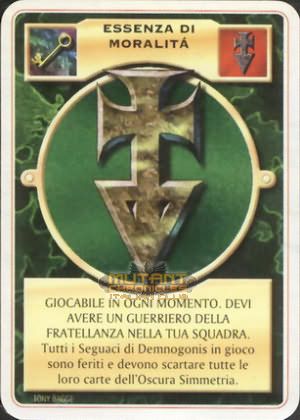 ESSENZA DI MORALITA'