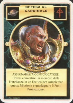 OFFESA AL CARDINALE
