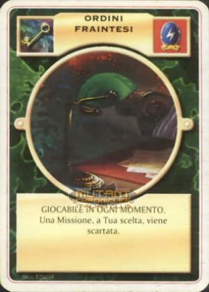 ORDINI FRAINTESI