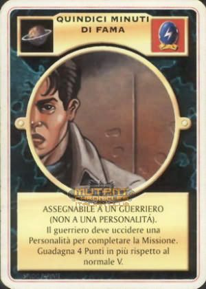 QUINDICI MINUTI DI FAMA