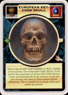 EUROPEAN KEY-CODE SKULL