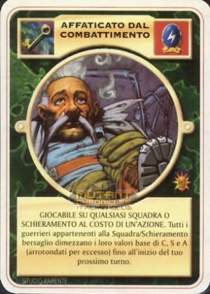 AFFATICATO DAL COMBATTIMENTO