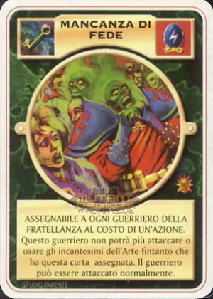 MANCANZA DI FEDE