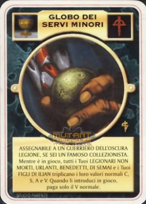 GLOBO DEI SERVI MINORI