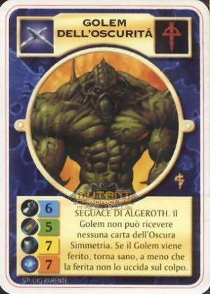 GOLEM DELL'OSCURITA'