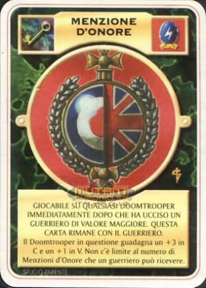 MENZIONE D'ONORE