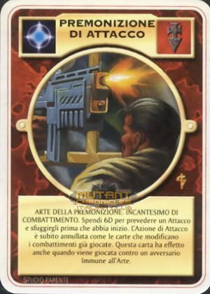 PREMONIZIONE DI ATTACCO