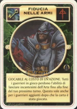 FIDUCIA NELLE ARMI
