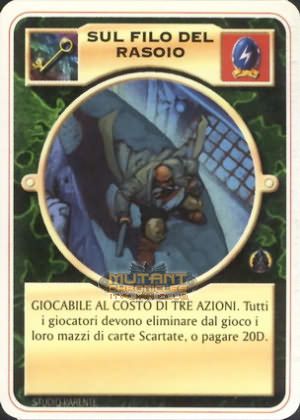 SUL FILO DEL RASOIO