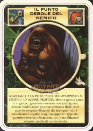 IL PUNTO DEBOLE DEL NEMICO
