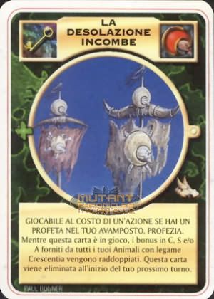 LA DESOLAZIONE INCOMBE