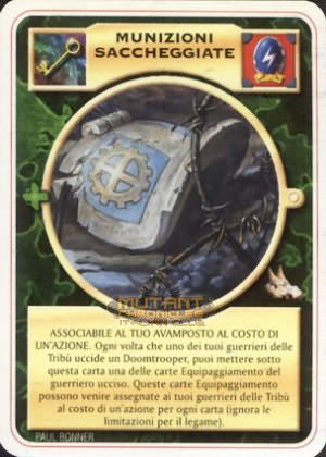 MUNIZIONI SACCHEGGIATE