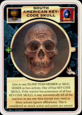 SOUTH AMERICAN KEY-CODE SKULL