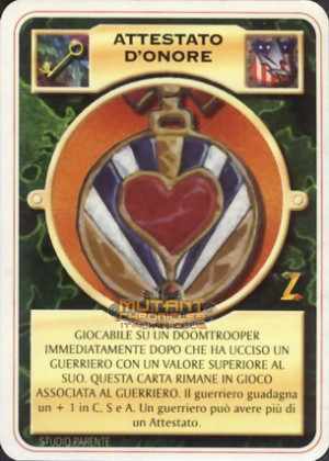 ATTESTATO D'ONORE
