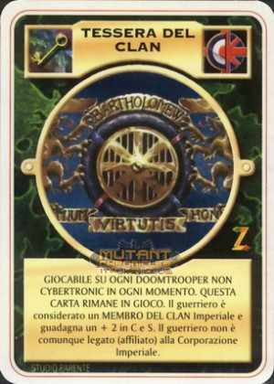 TESSERA DEL CLAN