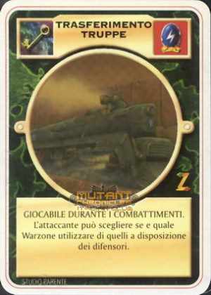 TRASFERIMENTO TRUPPE